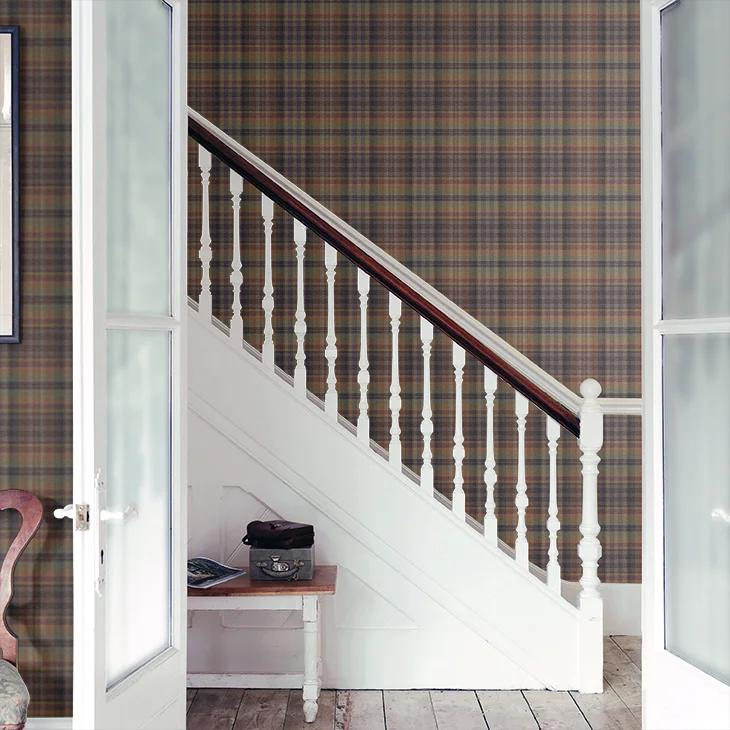 Nevis Wallpaper by Mulberry Home - Amethyst