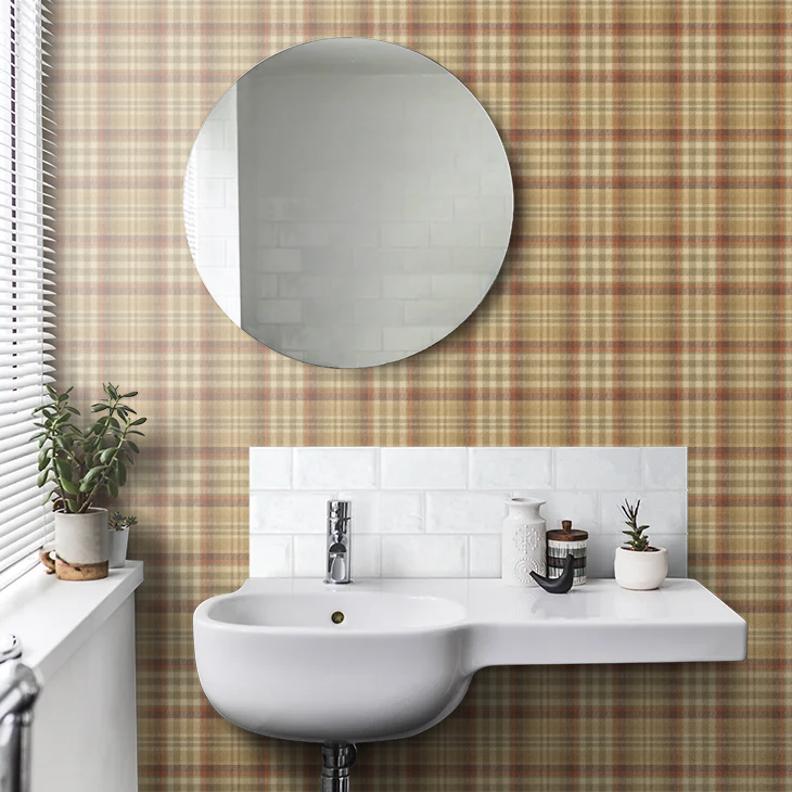 Nevis Wallpaper by Mulberry Home - Antique