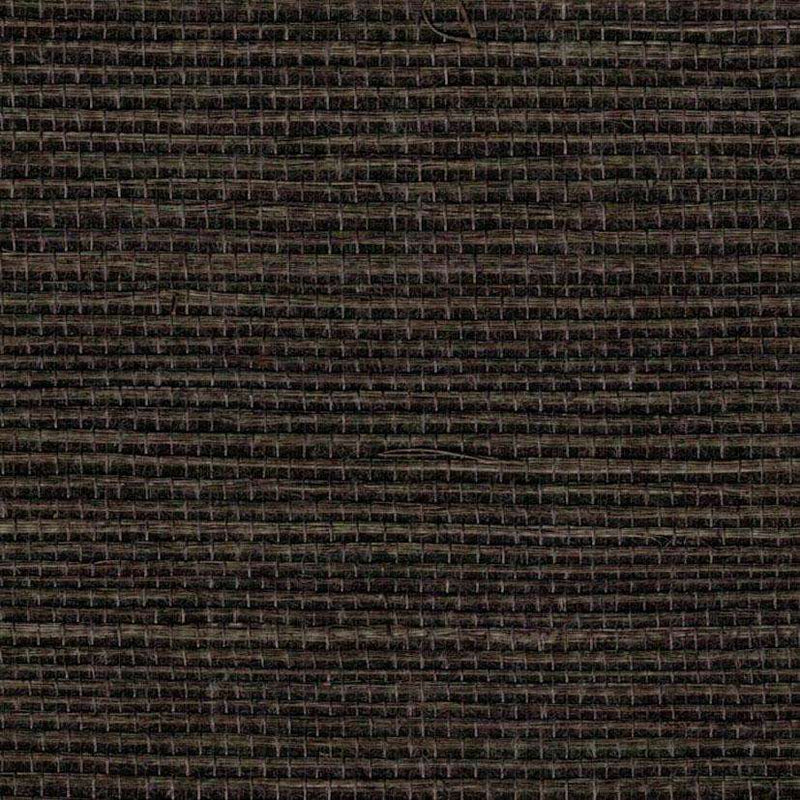 Bali 2 - Grasscloth Wallpaper - Slate Black