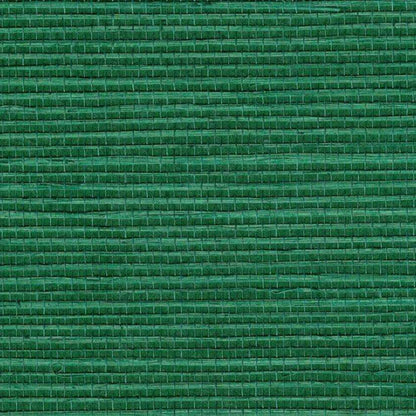 Bali 2 - Grasscloth Wallpaper - Brilliant Emerald
