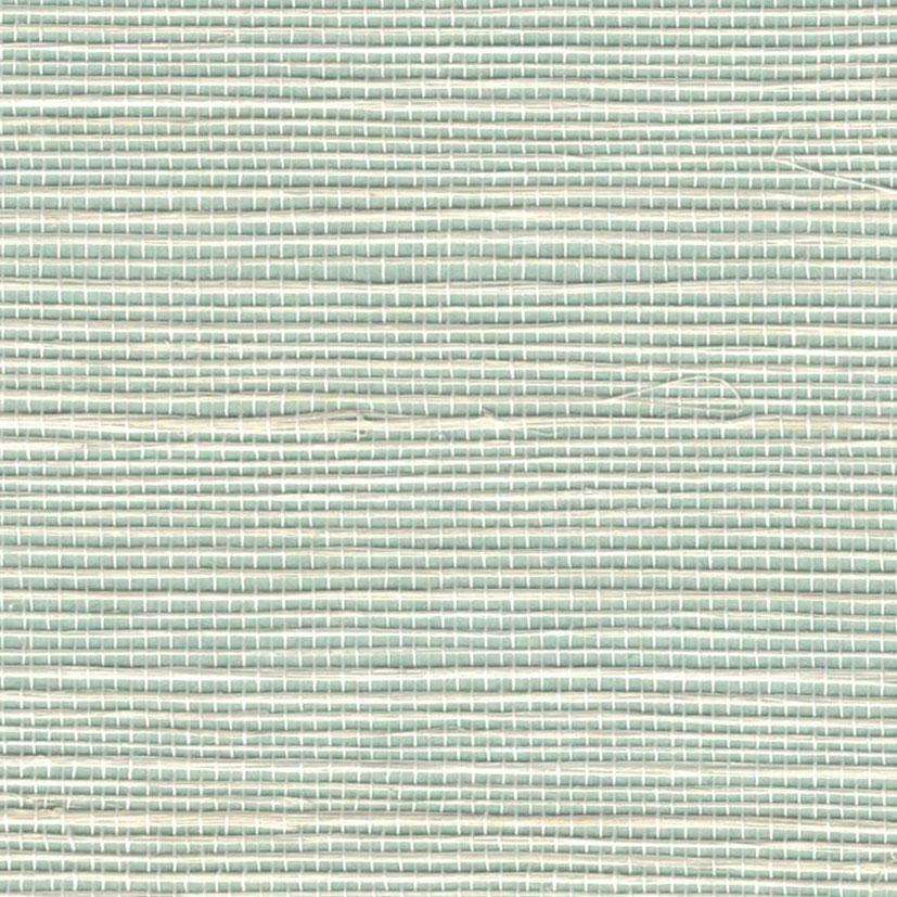 Sample - Bali 2 - Grasscloth Wallpaper - Misty Blue