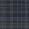 New York Threads Wallpaper - Deep Blue/Metallic