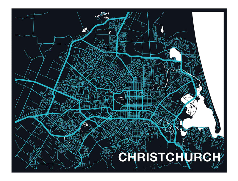 NZ or AU Stylised Maps - Custom Sized Wallpaper Mural (per m2)