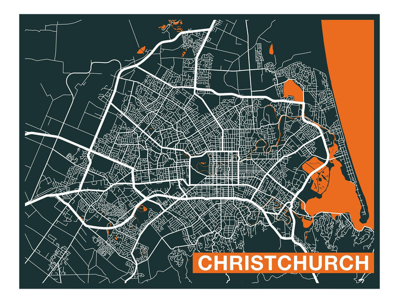 NZ or AU Stylised Maps - Custom Sized Wallpaper Mural (per m2)