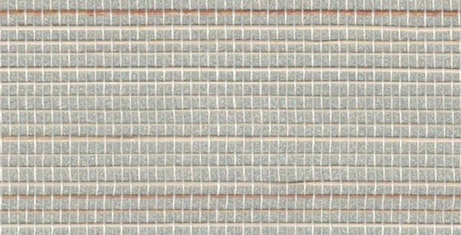 Sample - Abaca Natural Fibre Wallpaper - Noonlight Silver
