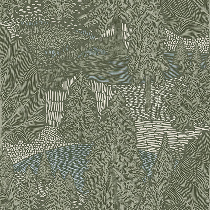 Northern Forest Wallpaper - 3 Colours