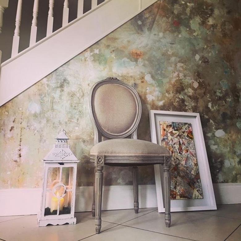 Oh La La Hybrid Wallpaper Mural - Sand