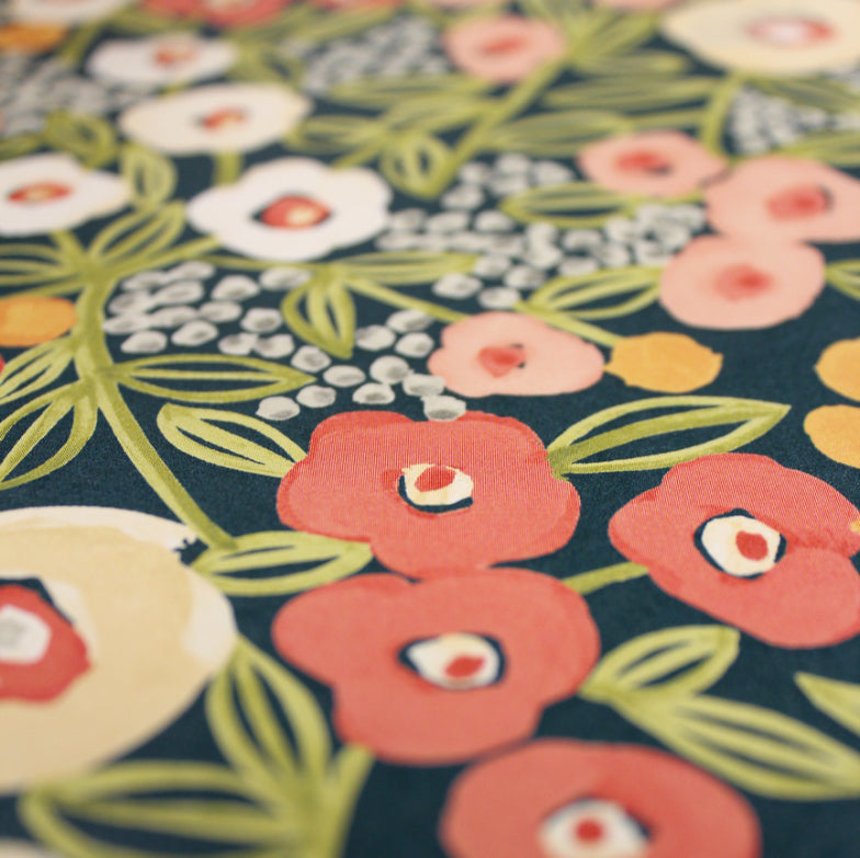 Flora Ditsy Wallpaper  - Juniper & Ginger