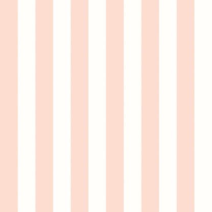 Candy Stripe Wallpaper - Blush
