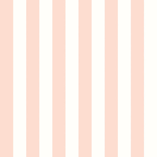 Candy Stripe Wallpaper - Blush