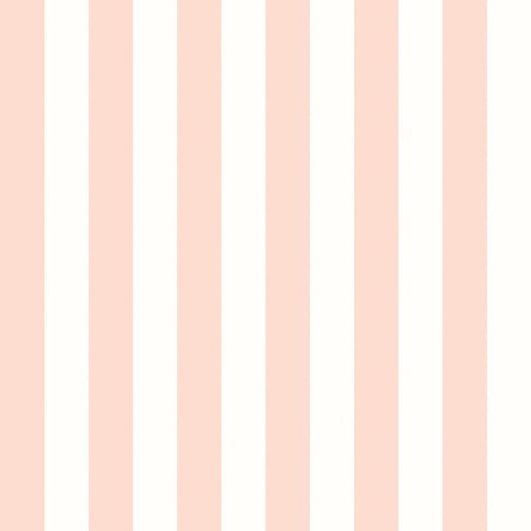 Sample - Candy Stripe Wallpaper - Blush