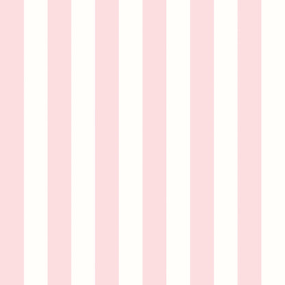 Candy Stripe Wallpaper - Rose