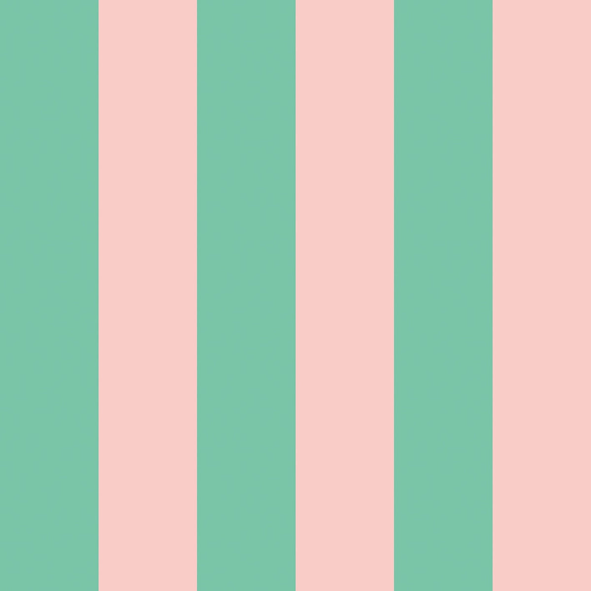 Sample - Bloc Stripe - Ohpopsi - Jade Blossom