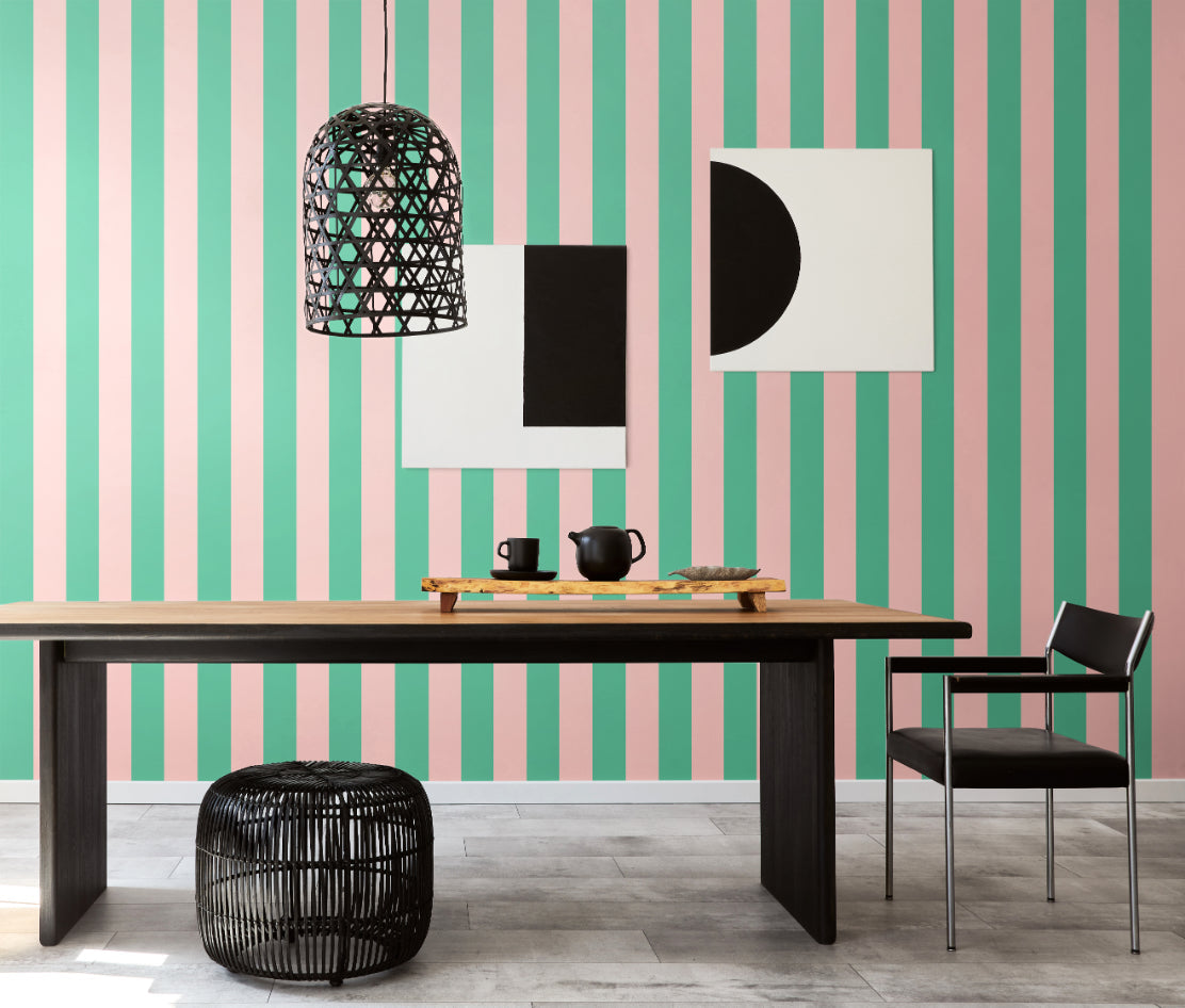 Bloc Stripe - Ohpopsi - Jade Blossom
