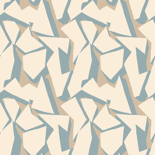 Shatter Wallpaper - Soft Petrol