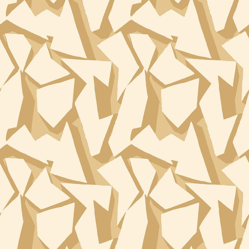 Shatter Wallpaper - Ochre