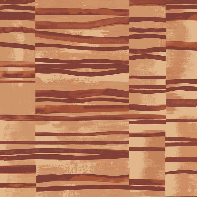 Structures Wallpaper - Burnt Umber