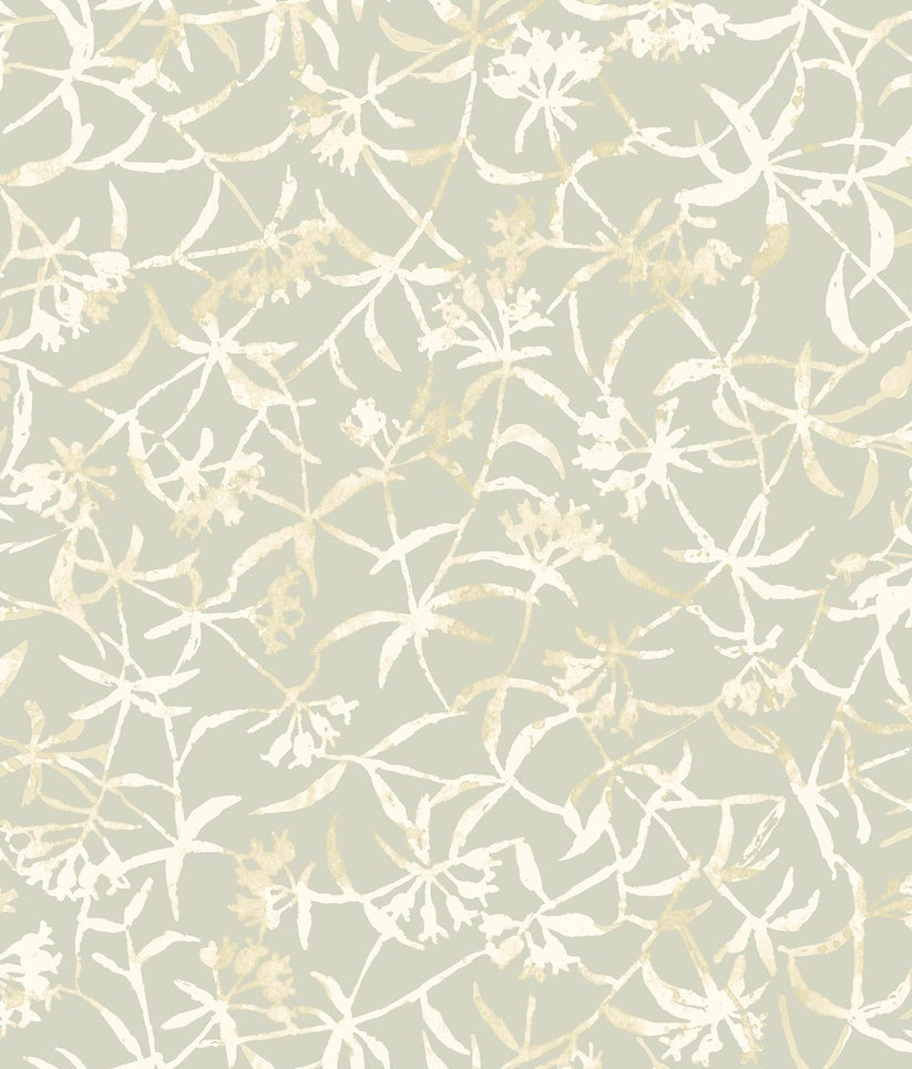 Sample - Entwine Wallpaper - Soft Sage