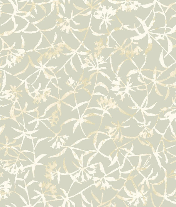 Sample - Entwine Wallpaper - Soft Sage