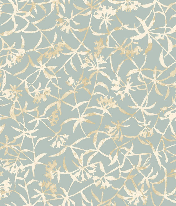 Sample - Entwine Wallpaper - Turkish Blue