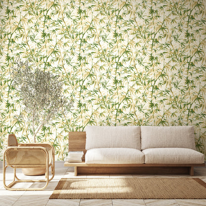 Shadow Bamboo Wallpaper - Willow