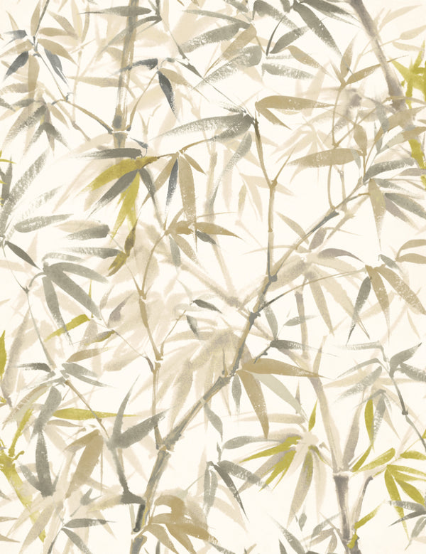 Sample - Shadow Bamboo Wallpaper - Oyster Mix