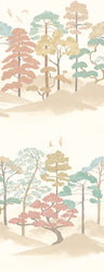 Kigi Wallpaper - Ohpopsi - Blush & Seafoam
