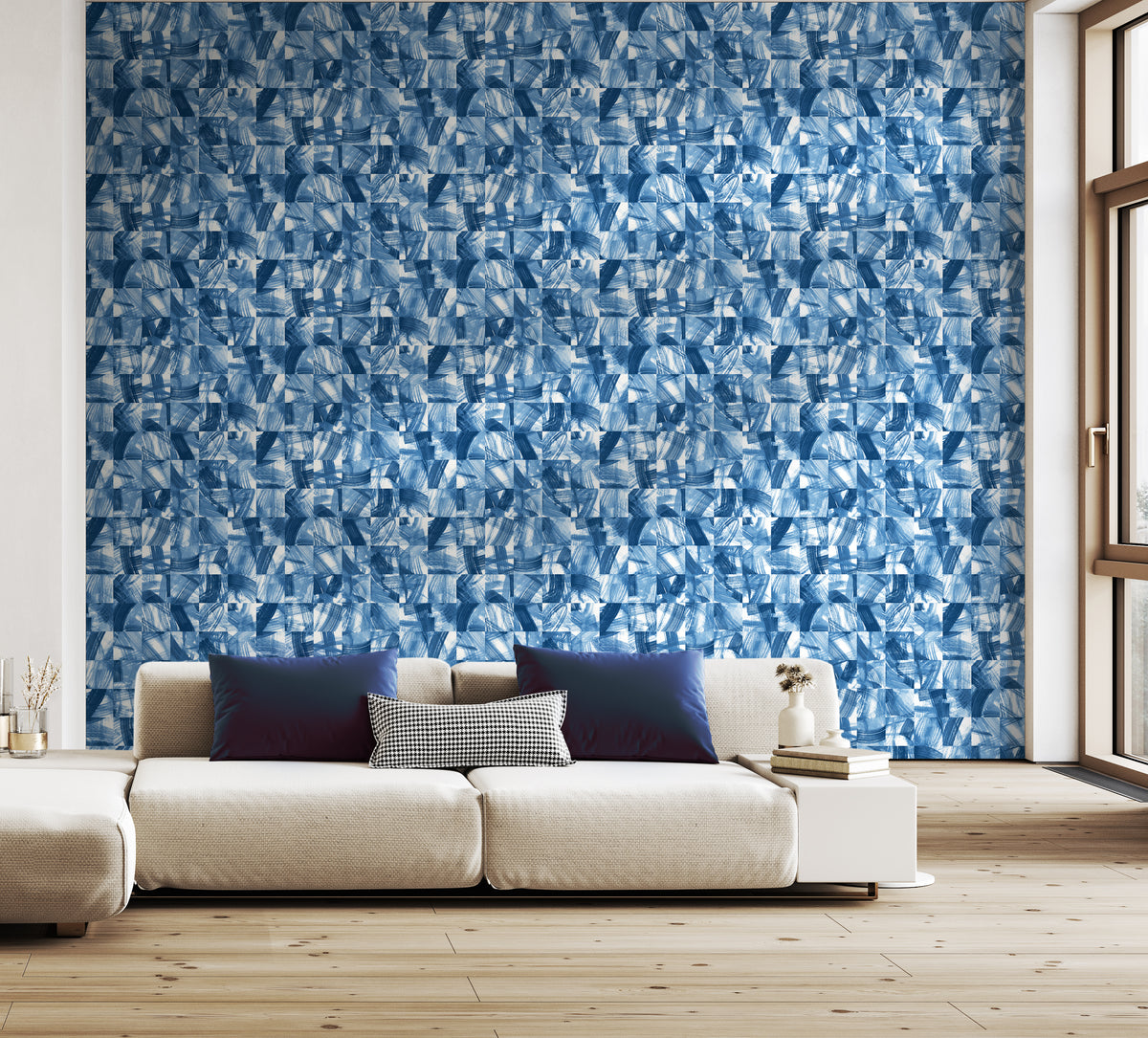 Maku Wallpaper - Ohpopsi - Electric Blue
