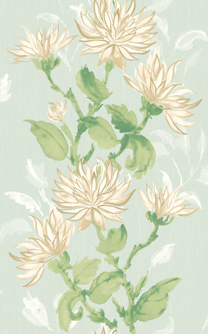 Kiku Wallpaper - Ohpopsi - Seafoam