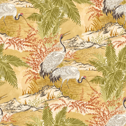 Kansho Wallpaper - Ohpopsi - Mimosa Gold