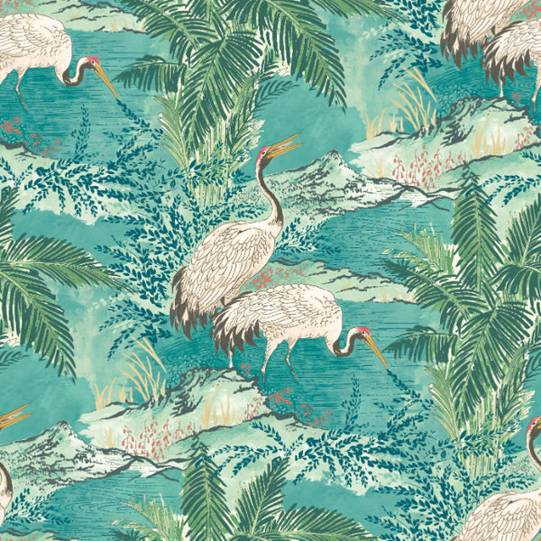 Sample - Kansho Wallpaper - Ohpopsi - Lagoon