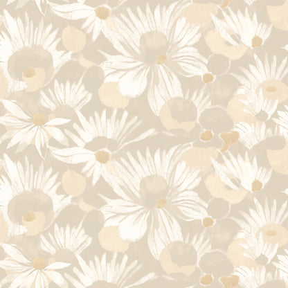 Suiren Wallpaper - Champagne