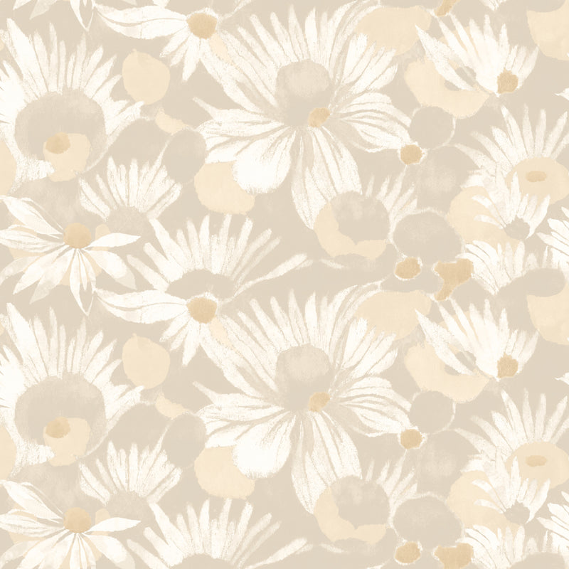 Suiren Wallpaper - Champagne