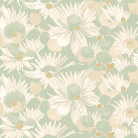 Suiren Wallpaper - Misty Mint