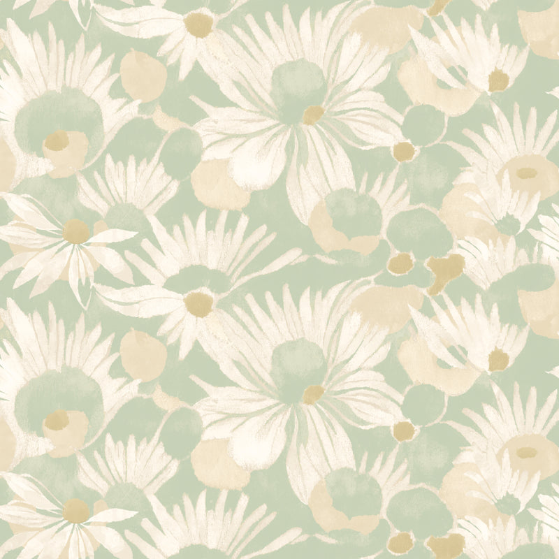 Suiren Wallpaper - Misty Mint