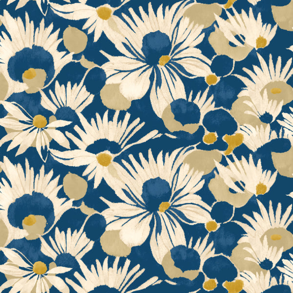 Sample - Suiren Wallpaper - Indigo