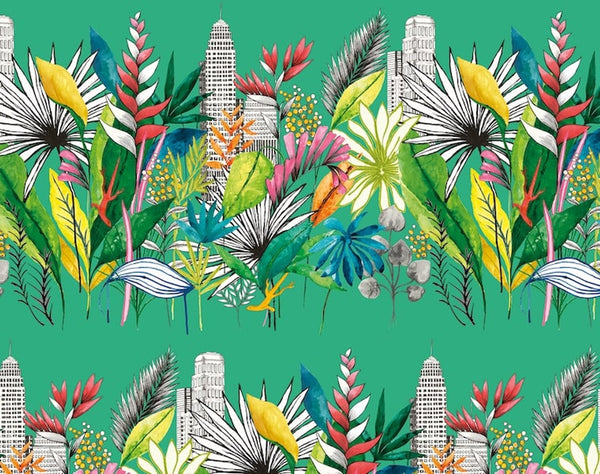 Sample - Urban Tropic Wallpaper - Emerald