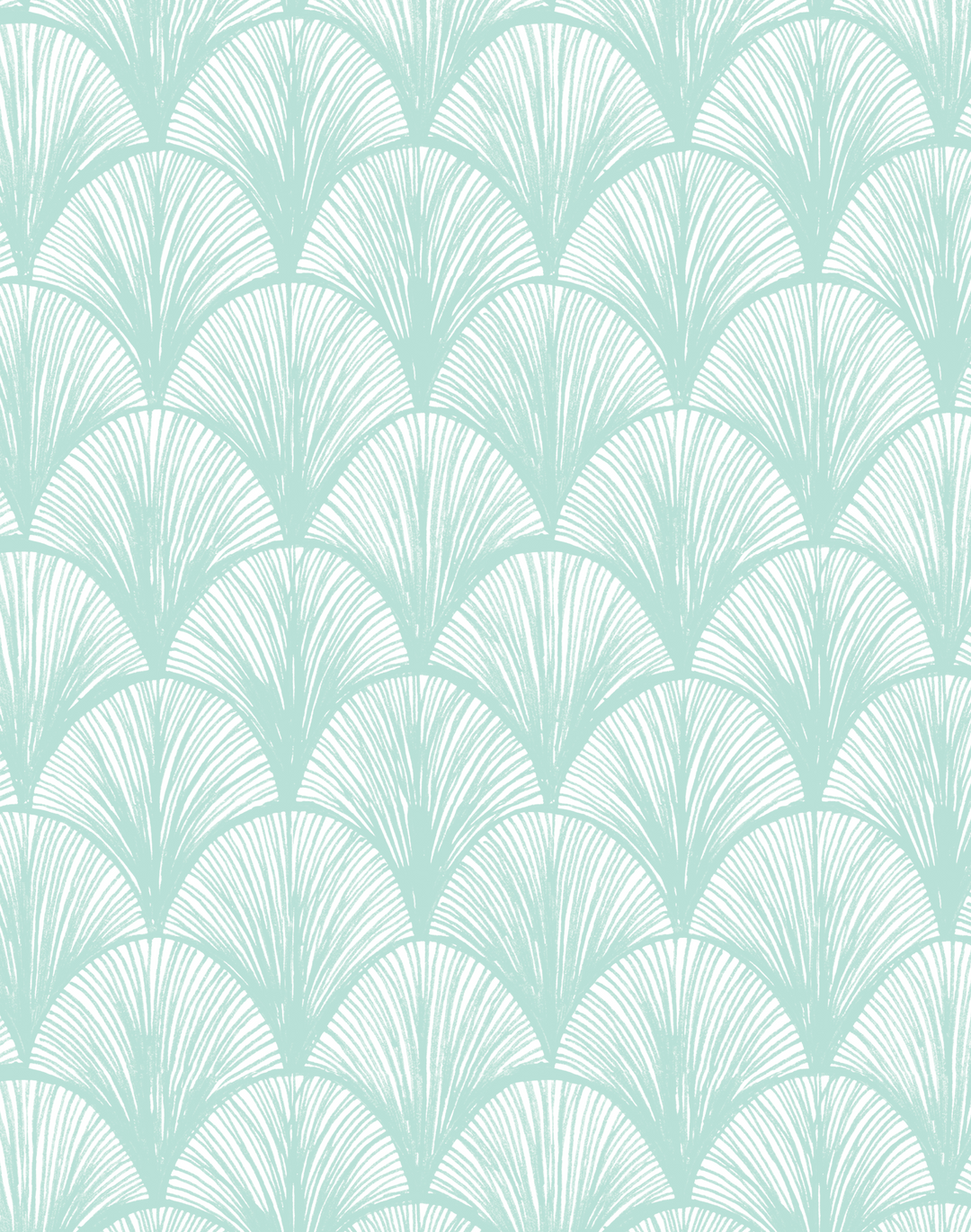 Orchid Scales Wallpaper - Mint