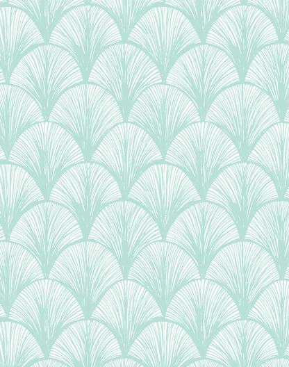 Orchid Scales Wallpaper - Mint