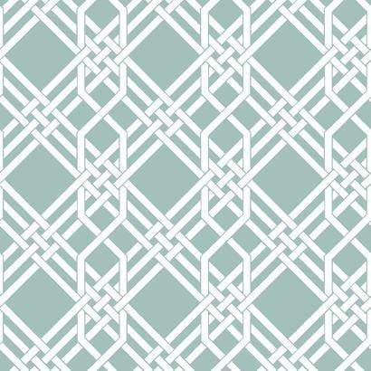 Pagoda Florence Broadhurst Wallpaper - Green/White