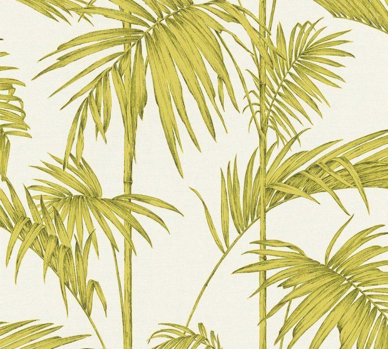 Sample - Lola Palm Wallpaper - Green