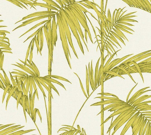 Sample - Lola Palm Wallpaper - Green