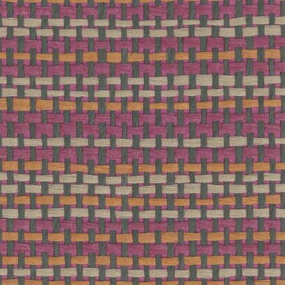 Paper Weave Grasscloth Wallpaper - Oriental Red