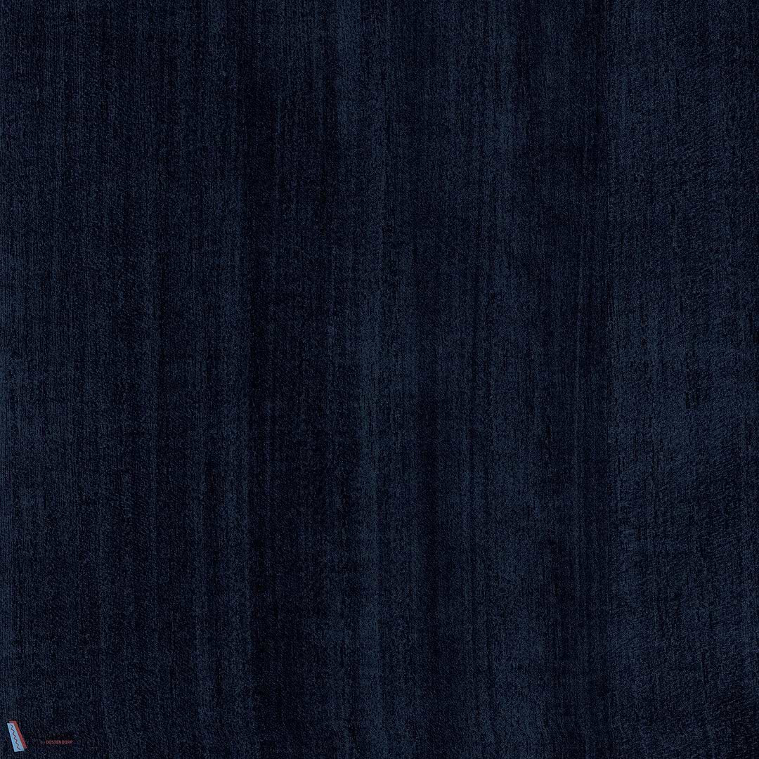 Sample - Paulownia - Wood Veneer Wallpaper - Dark Blue