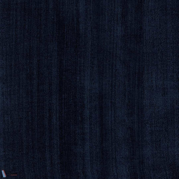 Sample - Paulownia - Wood Veneer Wallpaper - Dark Blue