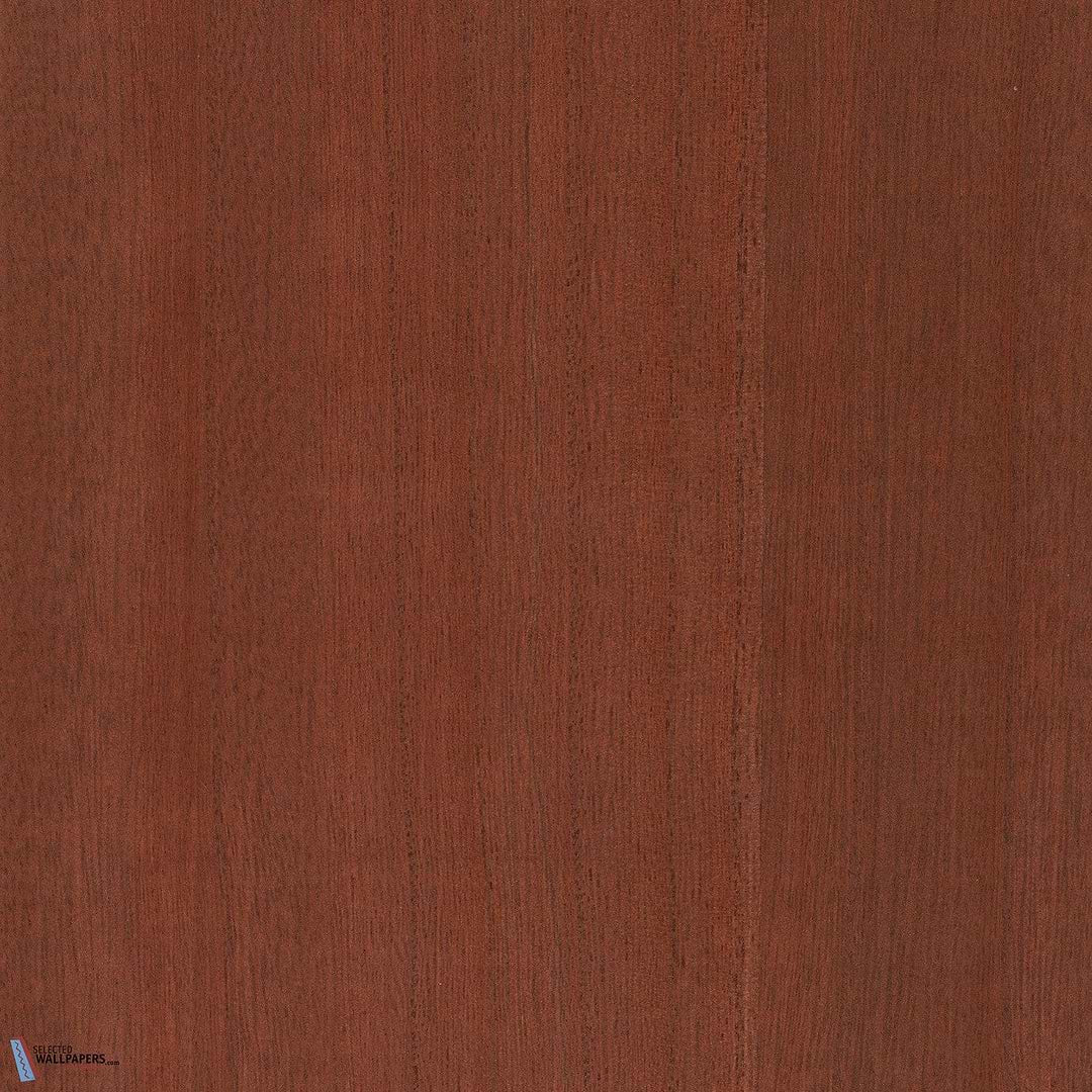 Sample - Paulownia - Wood Veneer Wallpaper - Bombay Brown