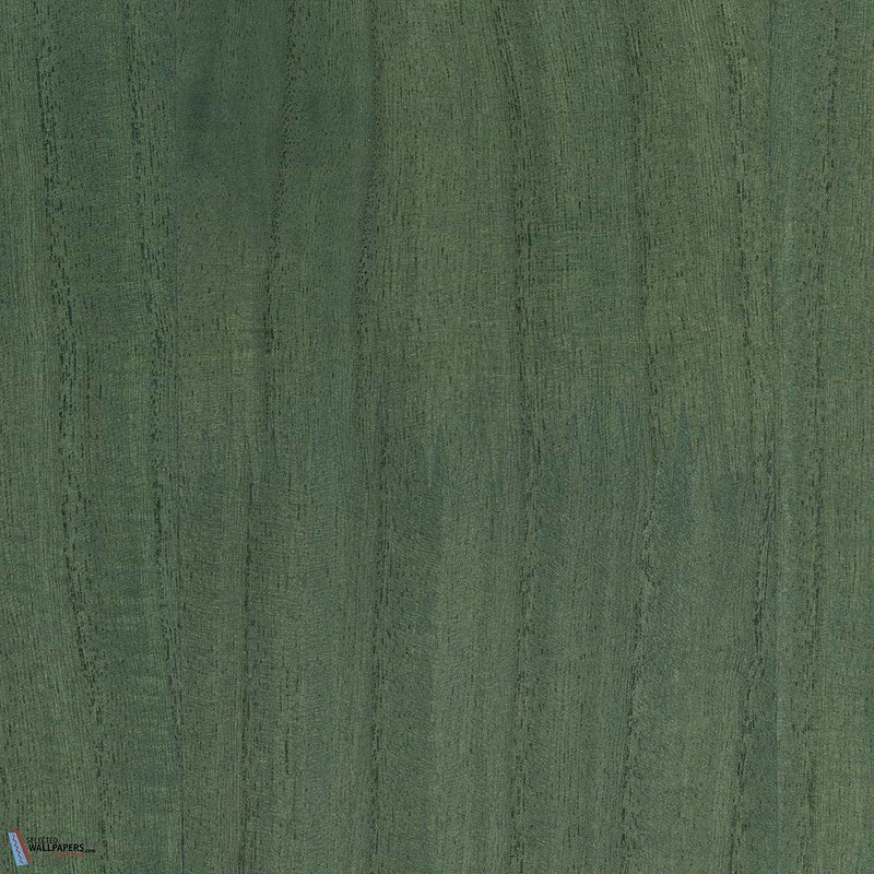 Paulownia - Wood Veneer Wallpaper - Bistro Green