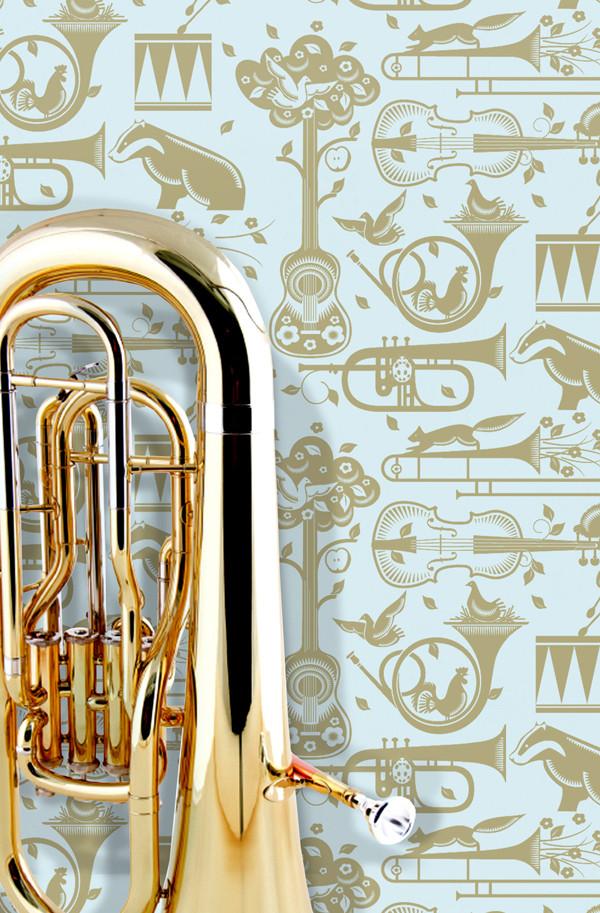 Pet Sounds Wallpaper - Powder Blue