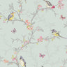 Phoebe - Birds Wallpaper - Soft Teal - Discontinuing