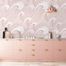 Kanagawa Wave Wallpaper - Pink